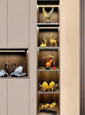 新中式电视酒柜装饰品摆件轻奢高档新款客厅家居玄关乔迁礼物