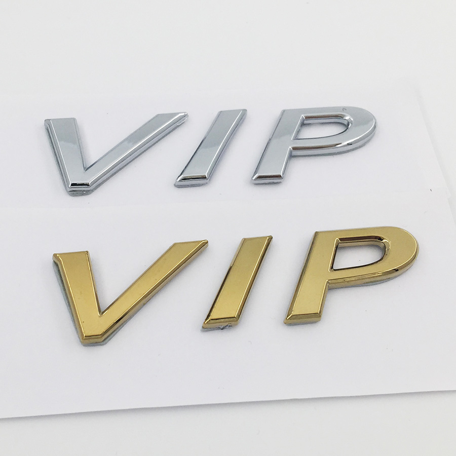 VIP金属车标贴 新天籁轩逸公爵风度改装车标后尾箱装饰贴车身贴标