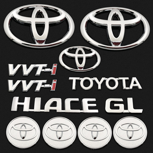 九龙商务车标 华晨金杯金龙海格 HIACE GL改装大海狮丰田前后车标