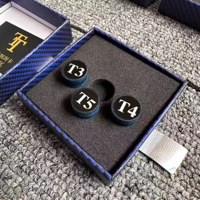 TT皮头免胶压制 单层小头杆中八杆斯诺克杆皮头