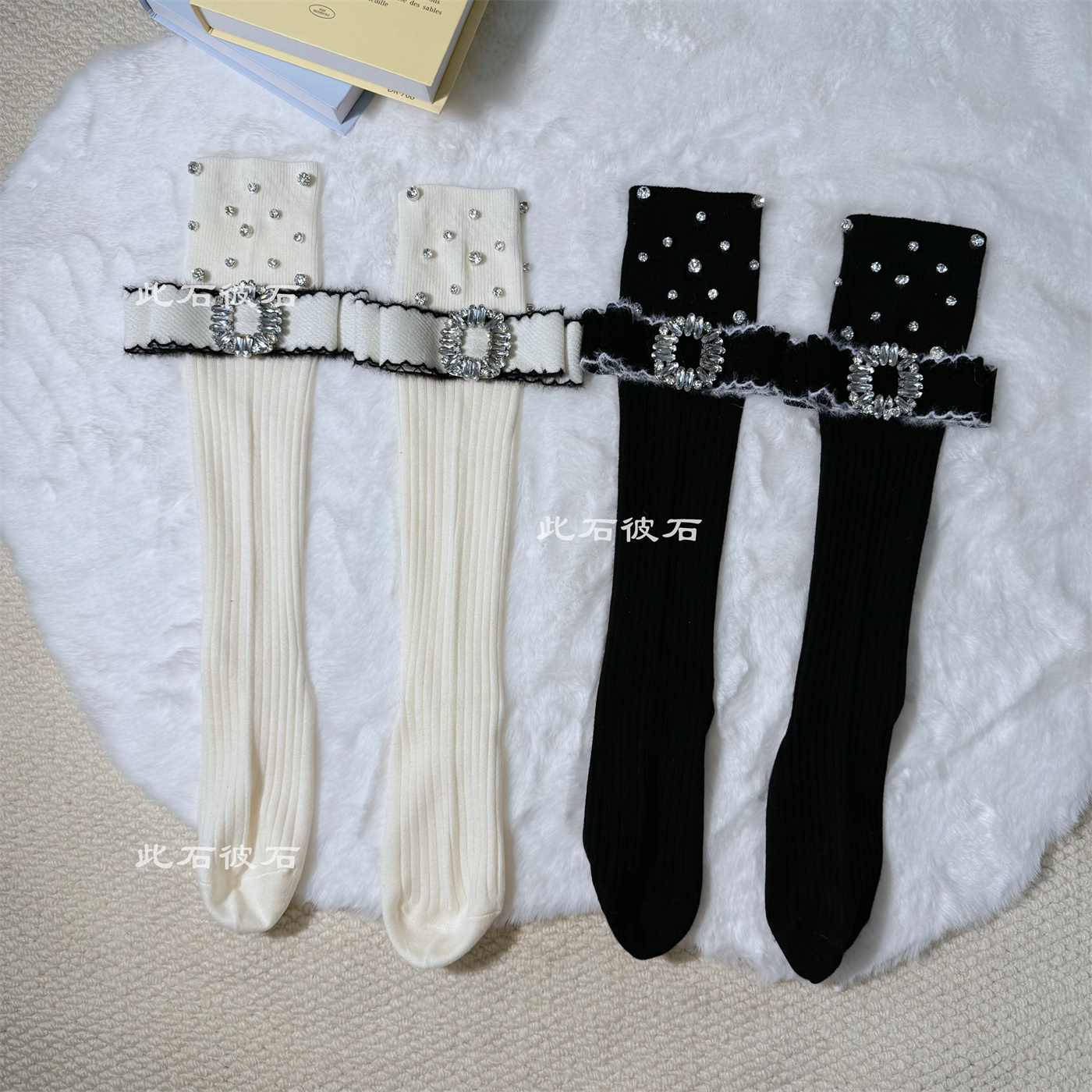 重工显瘦小腿袜过膝袜