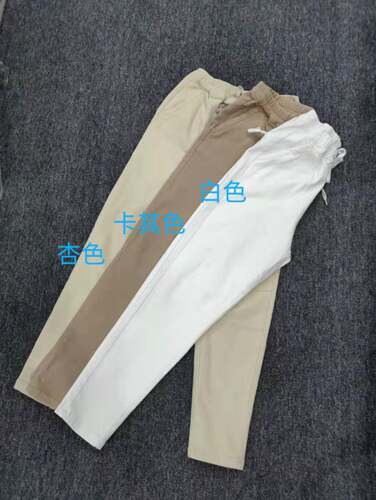 新款抓绒哎加加A++9008韩版高腰显瘦宽松弹力小脚女长裤