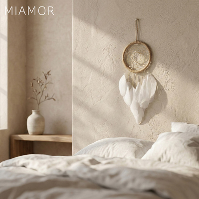 MIAMOR轻奢捕梦网羽毛壁饰