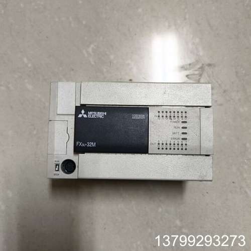 三菱PLC FX3U-32MT/ES-A，拆机件，实物拍摄。