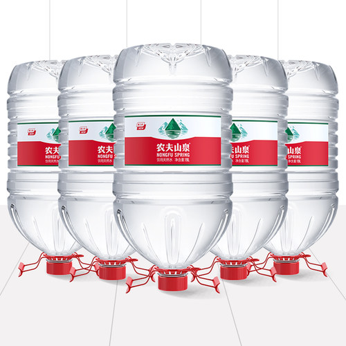 农夫山泉饮用天然水19L5桶送到府