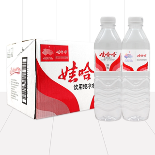 娃哈哈饮用水纯净水596ml*24瓶大瓶整箱装非矿泉水北京包邮哇哈哈