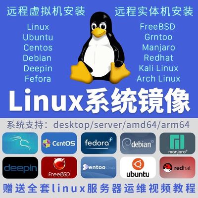 远程安装linux/ubuntu/centos/redhat/kali/windows双系统镜像