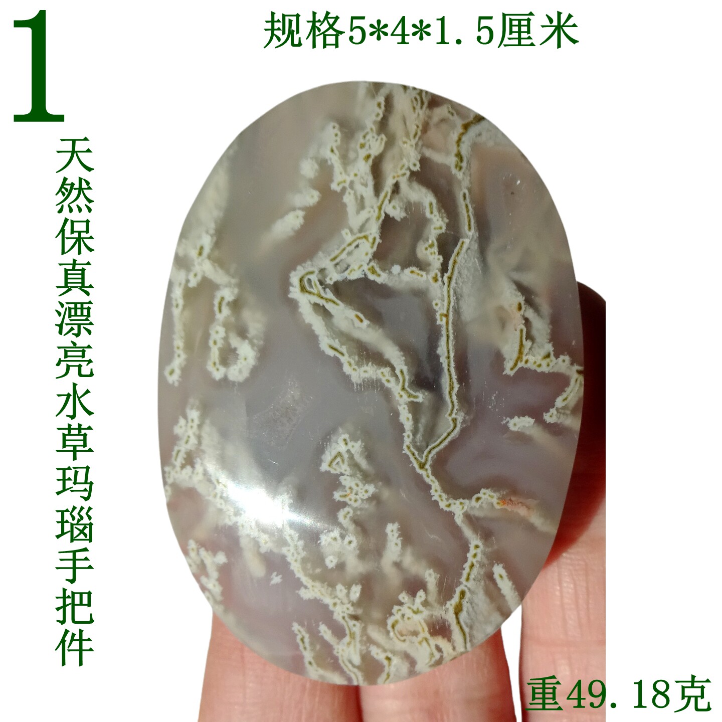 天然奇石观赏石树叶树化玉树化石菊石稀有漂亮水草玛瑙手把件3021