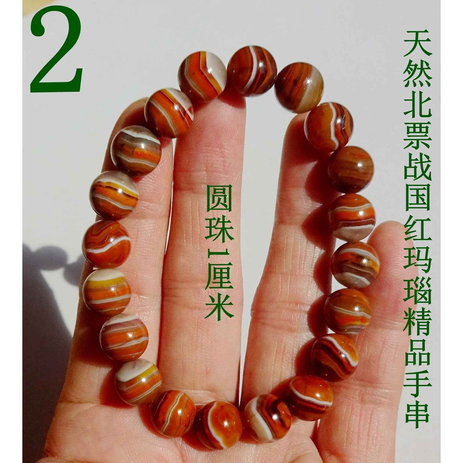 天然奇石观赏石菊石珊瑚虫树化玉树叶战国红玛瑙漂亮精品手串5799