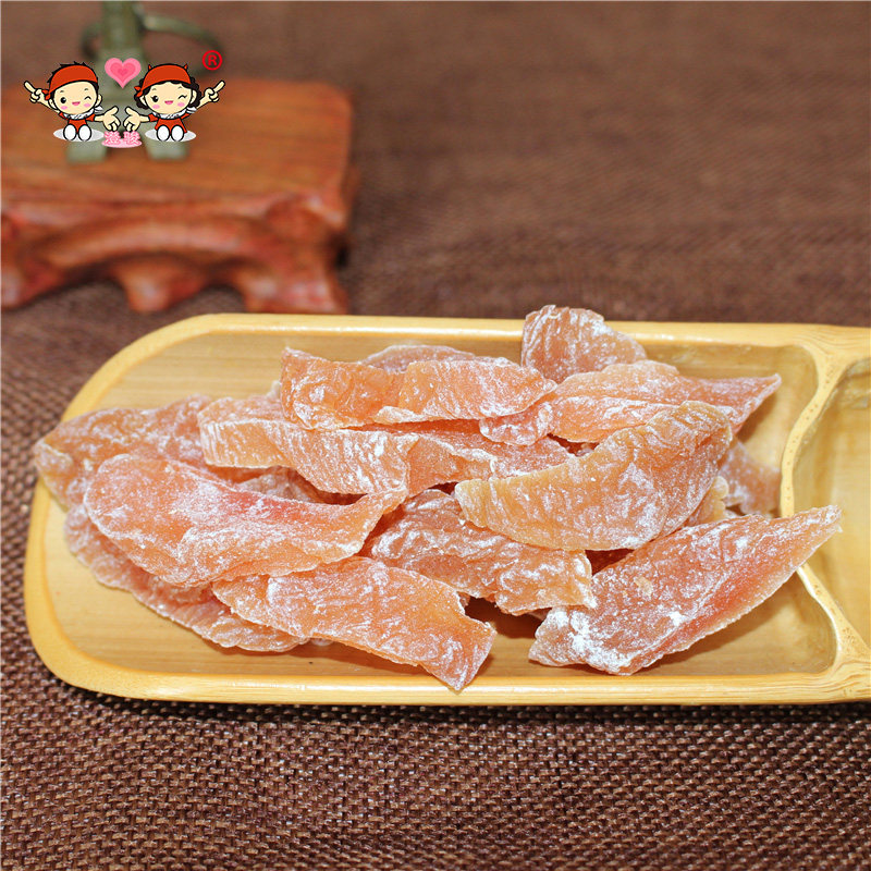 盐津桃肉桃干桃条250gx2包邮果脯凉果蜜饯孕妇零食休闲食品话桃条