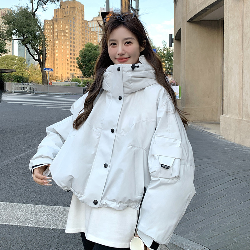 主推数据好短款90绒冲锋衣羽绒服2C282-893P280K398图片