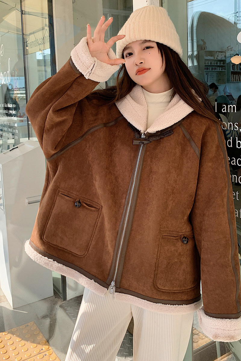 两穿皮毛一体买家秀已更2C282-6653P185K268,女装短外套,2C282