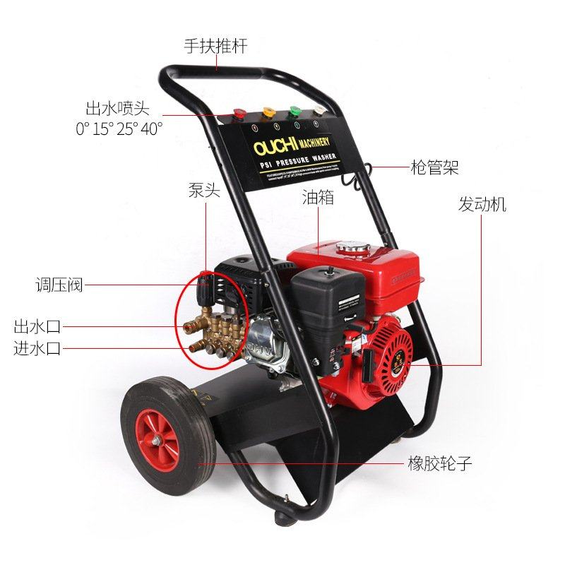 厂家直供汽油动力高压清洗机洗车机水枪刷车柱塞泵轮式移动工业级,清洗/食品/商业设备,洗车机,淘宝优惠券,粉丝福利购,淘宝优惠卷