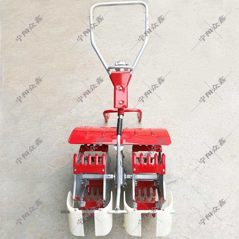 插秧机单行水稻锄草机水田除草机小型汽油动力2-3行水田锄草机