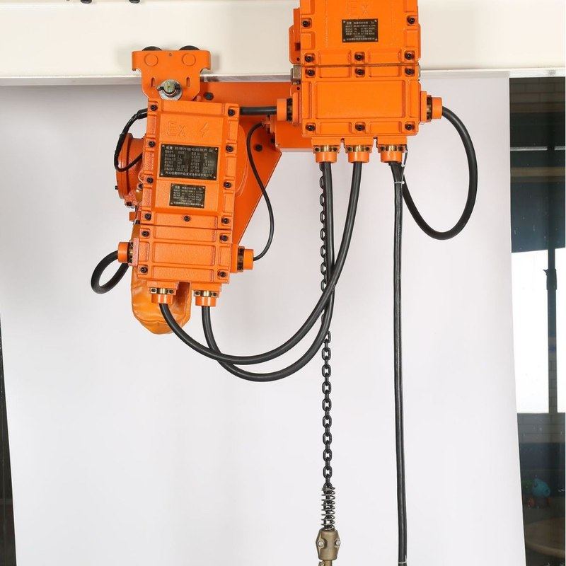 批发恒鹰1/2/3吨电动环链葫芦HYBDB气体粉尘防爆吊机提升机现货