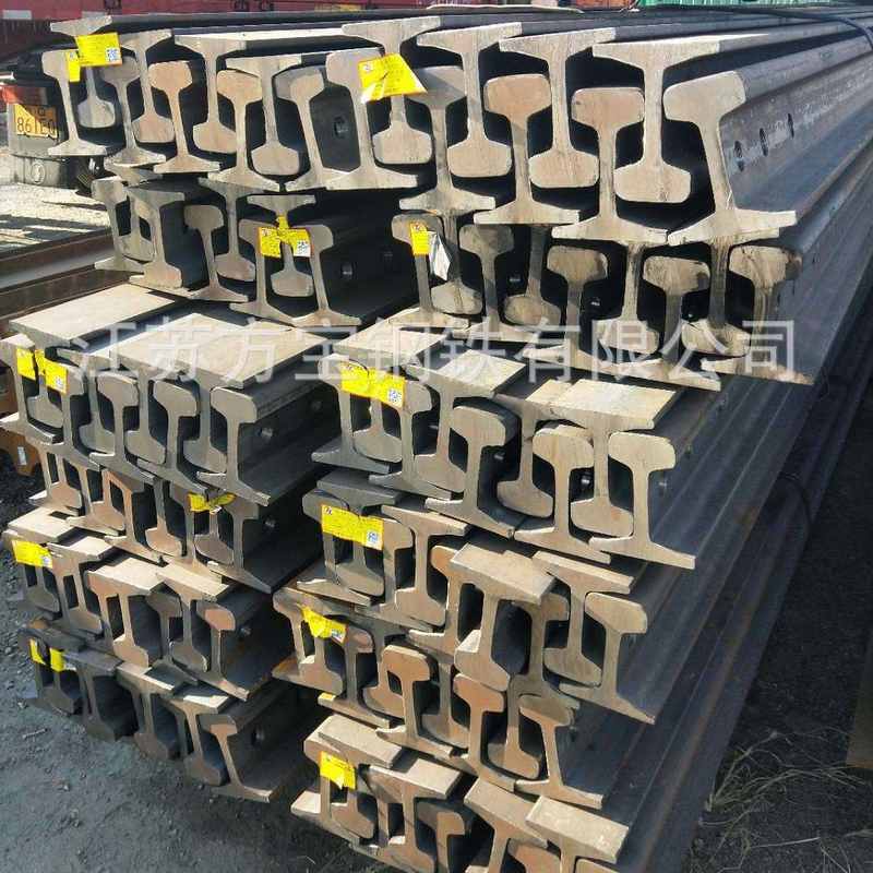 欧标BS75A钢轨 国标20Mnk钢轨 QU50Mn起重设备用钢轨BS100A及配件