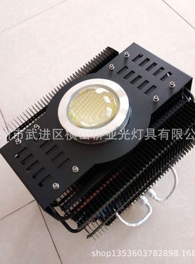 新款散热鳍片工程工地高空照明起重机强光塔吊灯500W LED塔吊灯