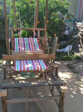 老物件民俗旧货老式织布机老梭子机杼景区博物馆装饰摆件影视道具