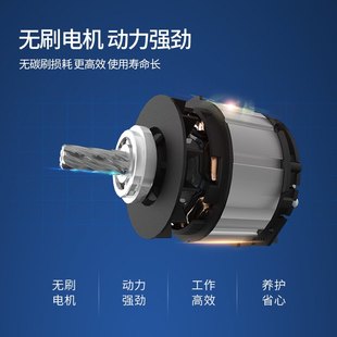 东成20V充电式 无刷冲击钻锤工业混凝土电镐锂电电锤钻级DCZC22B