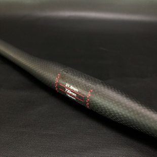 碳纤维山地自行车直把碳坐管双钉接头碳管31.8管径27.2-31.6坐管