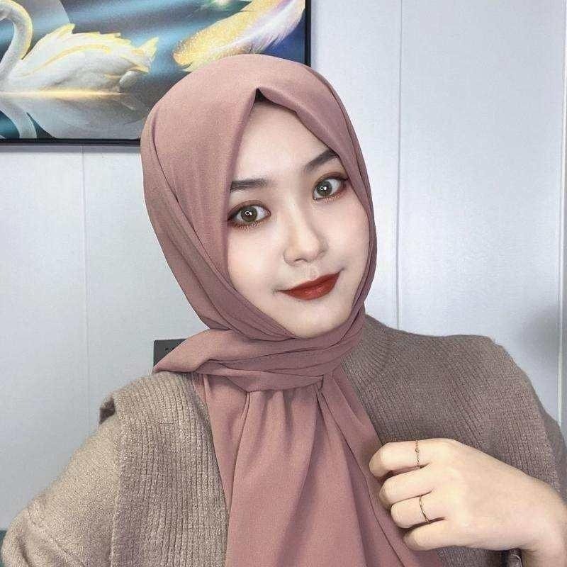 头套纱巾马来珍珠雪纺长巾透气时尚长巾女休闲盖头纱巾四季防晒巾