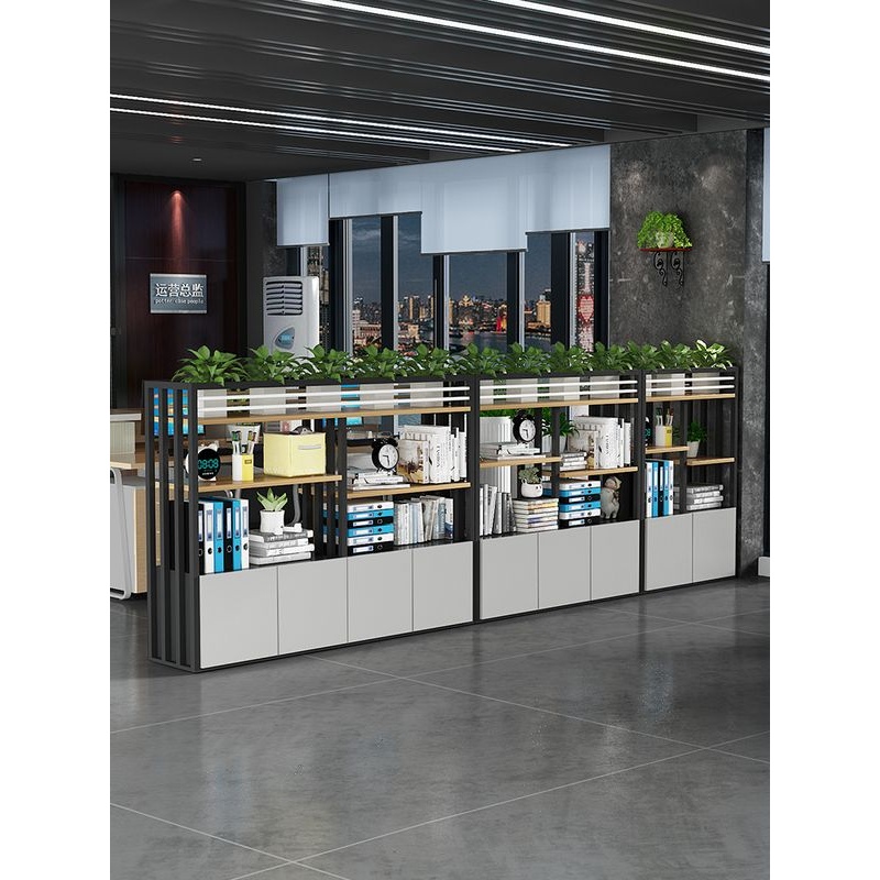 办公室屏风隔断柜墙置物架绿植花槽架书柜餐厅铁艺玄关围栅栏餐饮