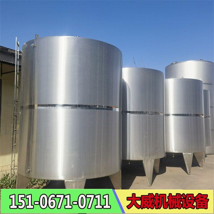 山东大威供应10-60立方304不锈钢储存罐 抛光储罐 食品级储油罐