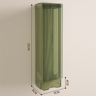 T批发带盖亚克力透明免家用打孔收纳粘贴懒人式内衣架收纳盒内裤