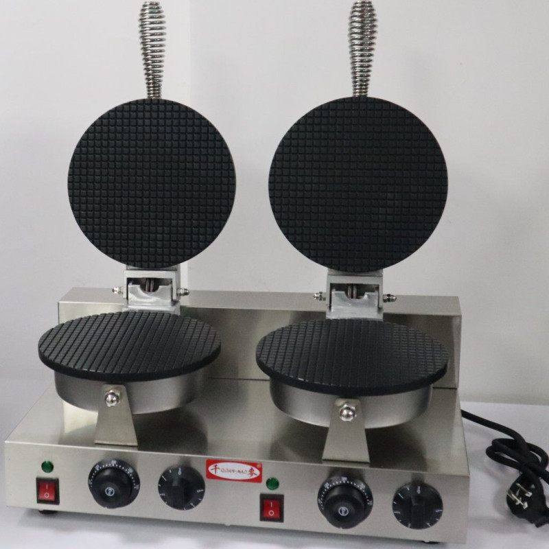 千麦批发商用甜筒脆皮机电热单头双头虾片小吃机鸡蛋卷机雪糕皮机,清洗/食品/商业设备,蛋卷机,淘宝优惠券,粉丝福利购,淘宝优惠卷