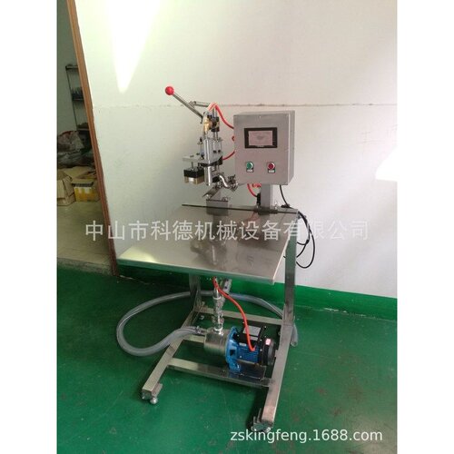 半自动盒中袋液体大容量灌装机 果汁红酒软袋灌装机