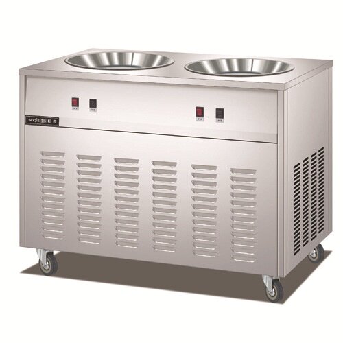 松奇炒冰机NA220C泰式炒酸奶机 榨冰机 水果冰粥机 炒冰淇淋卷机