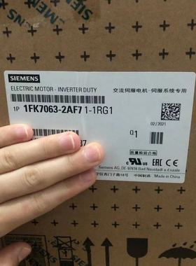 西门子全新原装1FT6086-8AC71-4TA6伺服电机1FT60868AC714TA6