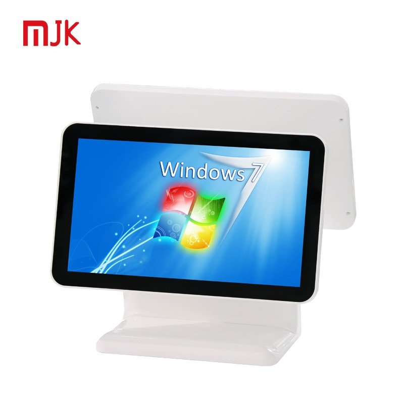 15.6寸双屏点餐机餐厅超市便利店收款机一体机商用触摸打印收银机