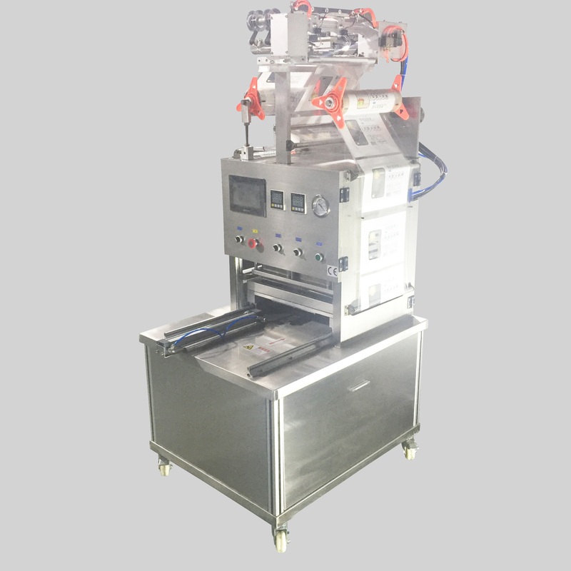 厂家直供保鲜气调包装机熟食锁鲜机烤鸭生鲜抽真空充氮气封盒机