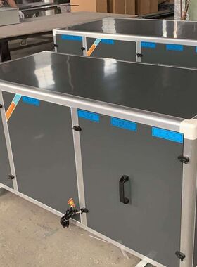 天润15年食品电子PM2.5通风实验室 吊顶式初中高效送排风过滤箱厂