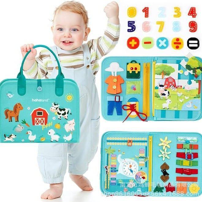 厂家批发亚马逊新款毛毡忙碌毛毡板玩具学习板板益智儿童穿衣,文具电教/文化用品/商务用品,软木板/照片板/毛毡板,淘宝优惠券,粉丝福利购,淘宝优惠卷