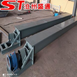 不锈钢螺旋蛟龙输送机 四氟聚乙烯衬板输送机 粮食无轴上料机