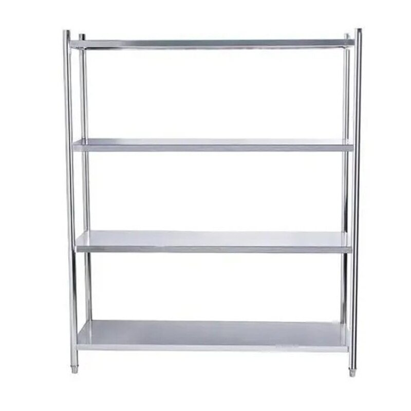 厨房设备四层货架不锈钢四层货架不锈钢置物架后厨仓库货架厂家