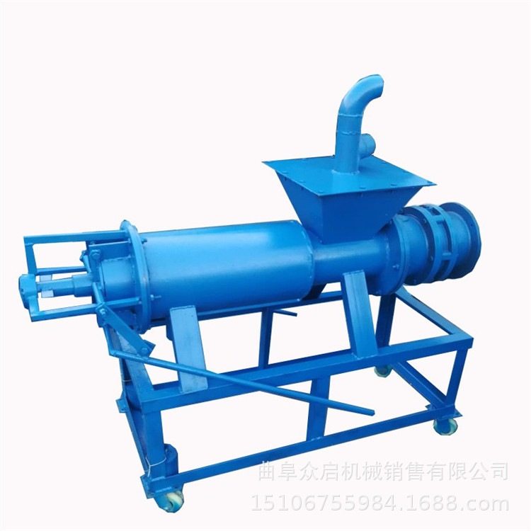 干湿固液分离机沼气养殖场畜禽粪便猪粪鸡粪牛粪螺旋式脱水机