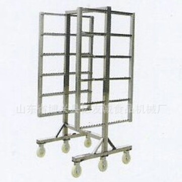 厂家销售不锈钢烟熏炉用烟熏车不锈钢速冻架车冷库解冻架子速冻车