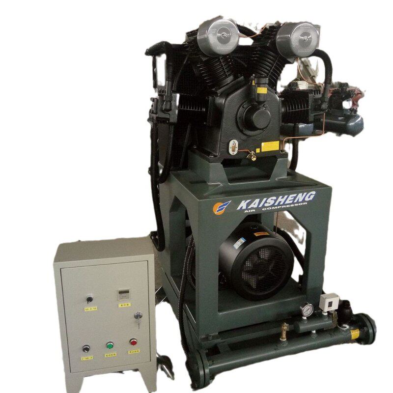 浙江凯盛供应往复式活塞式空压机 30和40公斤吹瓶高压空气压缩机