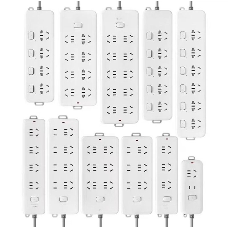 超功率过载保护插座宿舍多功能插排插板带线线板家用拖插座