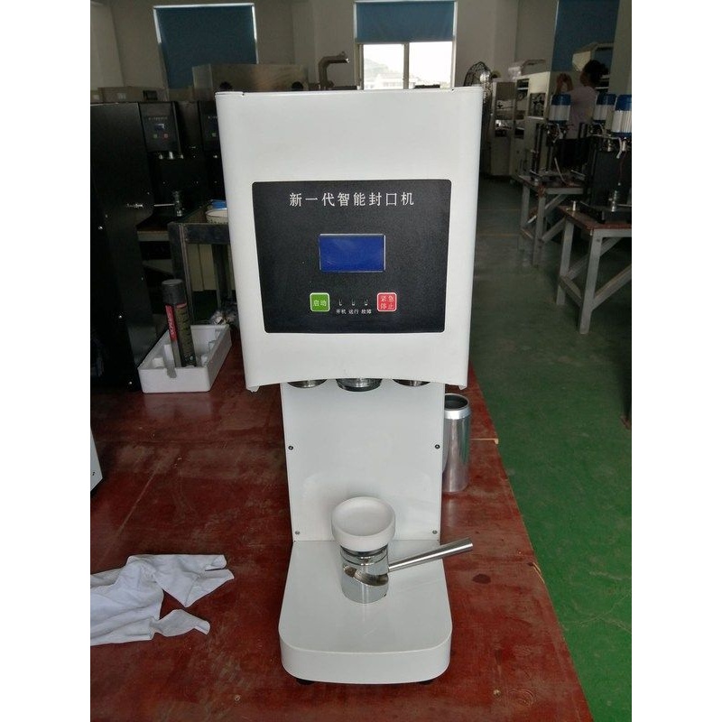 网红奶茶瓶封口设备第一代手动封罐机小型家用奶茶店易拉罐封口机