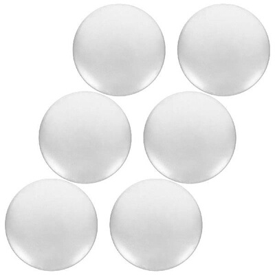 6 Pcs Covers Black End Handrail Covers for Fence ts