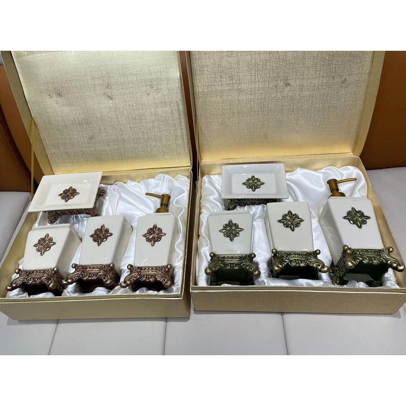 欧式陶瓷卫浴四件套装牙刷瓶肥皂碟裂纹洗漱漱口杯乳液瓶浴室用品,家庭/个人清洁工具,洗漱杯,淘宝优惠券,粉丝福利购,淘宝优惠卷