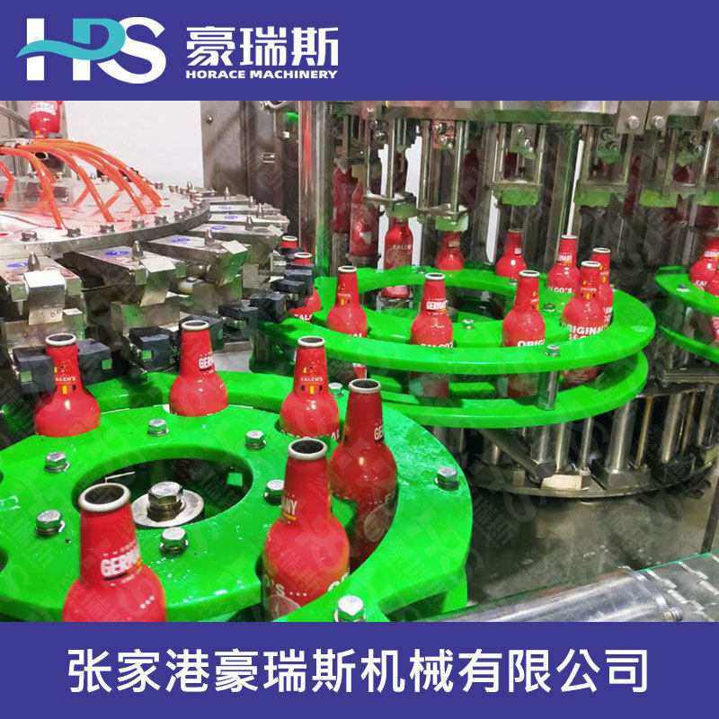 啤酒灌装机厂家灌装整线铝制大瓶啤酒三合一灌装设备啤酒机