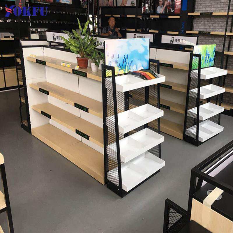 定制双面多层置物架 批发商店促销展示货架 供应超市产品陈列架