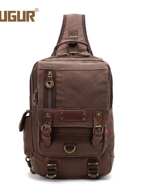 新品 AUGUR新款跨镜货品单肩背包斜背胸包男女单背两用小背包