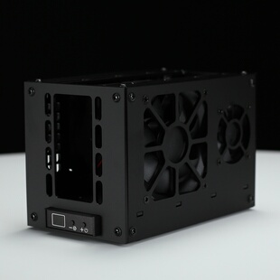 R86S-N305-N100路由散热器R86S三风扇光口软全自动温控调速国伟