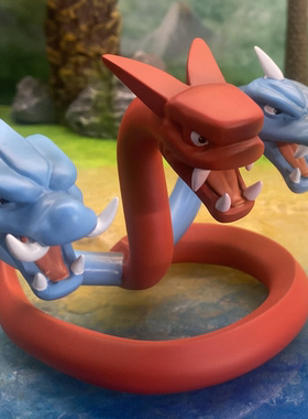 『合金时代』耐摔盲盒尺寸石器手办三头蛇宠物公仔模型摆件周边